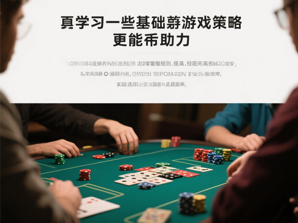 其次，学习一些基础的游戏策略也能有所帮助。虽然运气