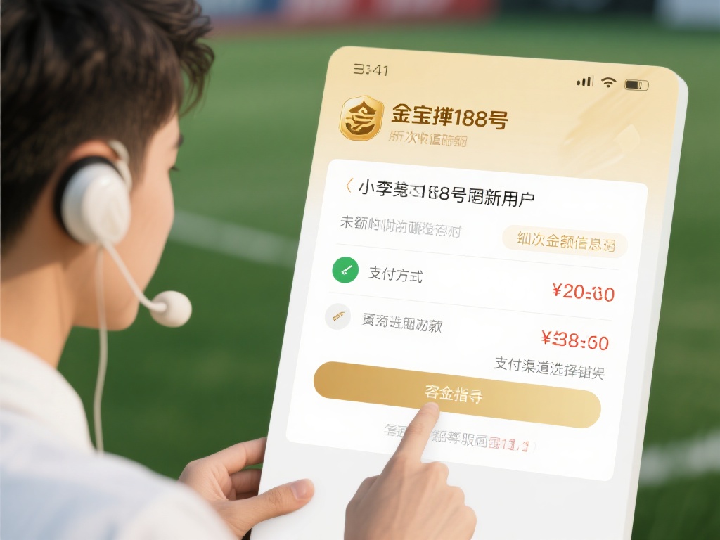 小李是金宝搏188址的新用户，第一次充值时由于未仔