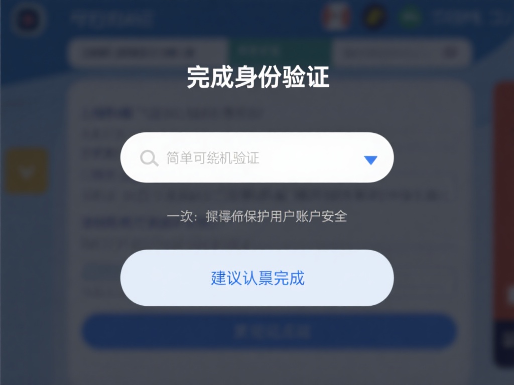 完成身份验证
平台可能会要求你进行简单的身份验证